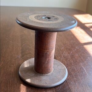Vintage Wooden Spool 4.25”